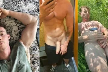 Tom Sutcliffe – big dick of EnglishLad – Jerking and cumming on grass