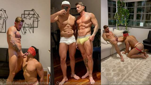 AnonBttmMia worships Gael Jacob while he jerks off