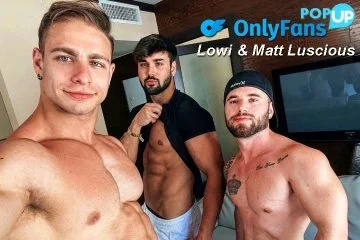 Rowan, Matt Luscious and Lowi – Hot makeout