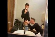 Alex Grant With A Twink In A Public Restroom