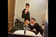 Alex Grant With A Twink In A Public Restroom