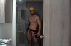 Jerking off in the shower - Builder role play - Oliver Colt (TheOliverColt) - JustTheGays.com - Stream the newest and hottest gay videos for free from your favorite performers from OnlyFans, Just for Fans, and 4myfans