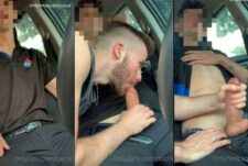Sucking the pizza delivery guy in the car – zxcrxf