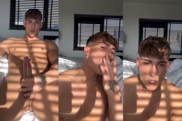 Levy Wilgen jerks off and licks his cums - JustTheGays.com - Stream the newest and hottest gay videos for free from your favorite performers from OnlyFans, Just for Fans, and 4myfans