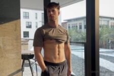 Being a tease showing off my body and cock – Nick Sandell