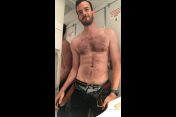 Jerking off in the airplane bathroom Franky Fox TheFrankyFox