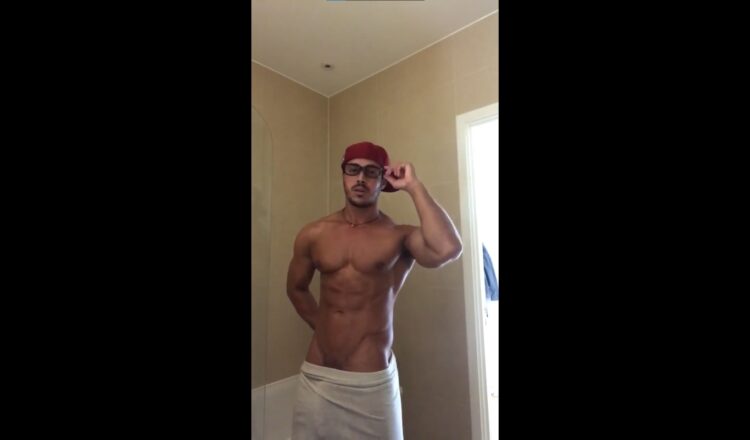 Showing off my body and being a tease after a shower Diego Barros