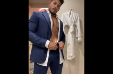 Taking off my suit and showing off my hard cock – Alejo Ospina Taking off my suit and showing off my hard cock – Alejo Ospina