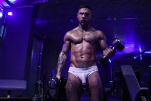 Working out in a jockstrap  – Sean Pratt (sean9pratt)