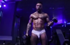 Working out in a jockstrap  - Sean Pratt (sean9pratt) - JustTheGays.com - Stream the newest and hottest gay videos for free from your favorite performers from OnlyFans, Just for Fans, and 4myfans