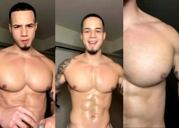 Jordan Torres (officialjt) exercises his pectorals