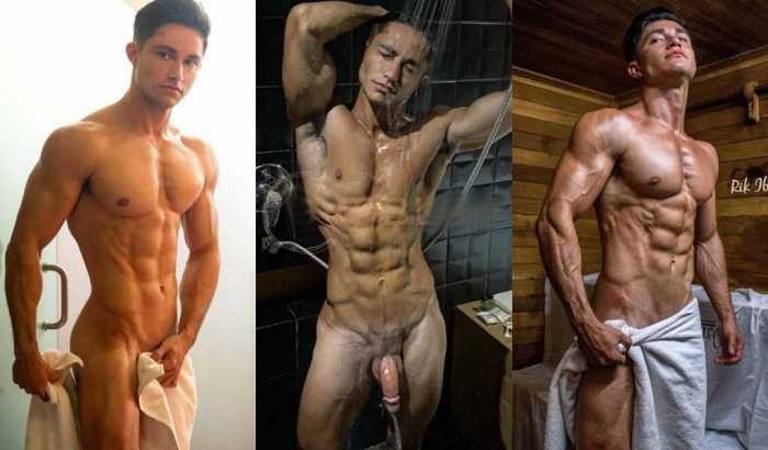 Bodybuilder Gustavo Castrejon Jerk Off Compilation