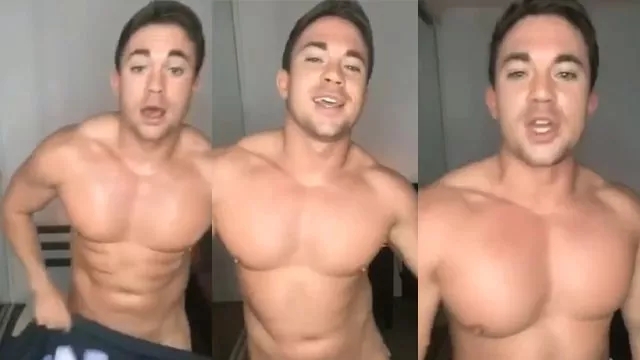 Australian stripper Will Parfitt shows off his body