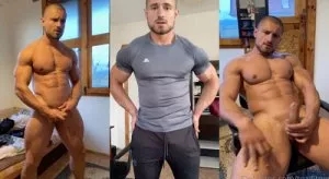 Chad Muscle (Tozifitness) jerks off – 1