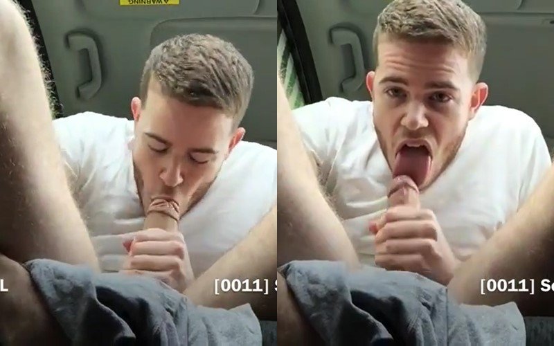 Selfsucking in the car – JoshJakobsXL