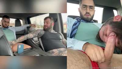 Tyler Durden sucks a hot stud in the car - JustTheGays.com - Stream the newest and hottest gay videos for free from your favorite performers from OnlyFans, Just for Fans, and 4myfans