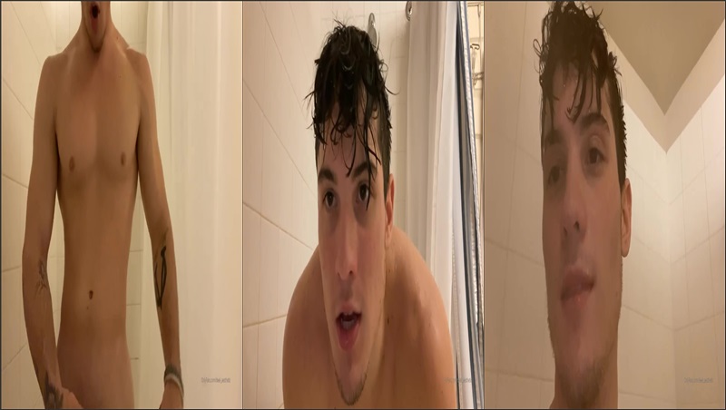 Deek aesthetic shows off in the shower - JustTheGays.com - Stream the newest and hottest gay videos for free from your favorite performers from OnlyFans, Just for Fans, and 4myfans