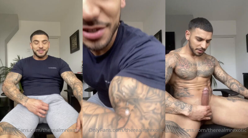 therealmrexotic?shows off his muscles and cock - JustTheGays.com - Stream the newest and hottest gay videos for free from your favorite performers from OnlyFans, Just for Fans, and 4myfans