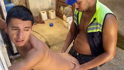 Fucked by a Workman - ReyDeChocolate and Agvalu - JustTheGays.com - Stream the newest and hottest gay videos for free from your favorite performers from OnlyFans, Just for Fans, and 4myfans