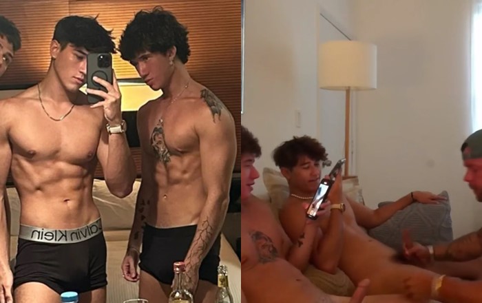 Ethanwilson (wilsonesthetics) and friend Mickeyy get sucked by kingpayton211