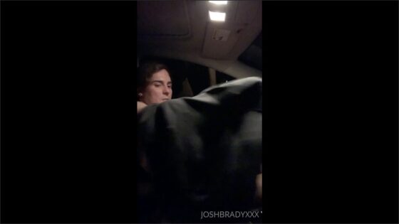 Josh Brady (joshbradyxxx) gets off in the car