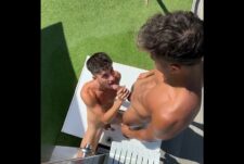 Denis Dosio – got blowjob at a beach party by Danny Senpai