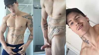 Alec Nysten shows off his body and cock