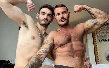 SexyStache and Jack Aries fuck