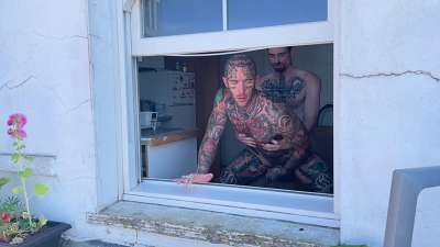 Hoping the neighbours get distracted by my mates tattoos while i eat his hole – InkedBrln, Malorie Likes – RFC