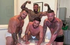 Manuel Reyes With Big Harry, Big Liam And Danny Flex - RFC - JustTheGays.com - Stream the newest and hottest gay videos for free from your favorite performers from OnlyFans, Just for Fans, and 4myfans