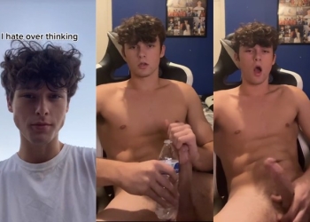 Gamer boy Ashtonh jerks off and cums