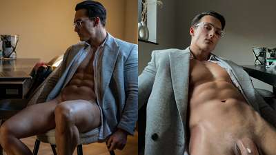 Levy Van Wilgen takes a break and jerks off