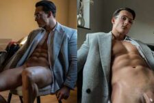 Levy Van Wilgen takes a break and jerks off