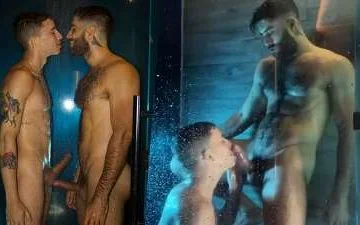 Leonardo Safra and Diego Sans – passionate sucking in the bathroom – Part 2