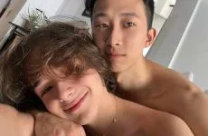 Cuddles and Cock - Tyler Wu and NaniDanielg - JustTheGays.com - Stream the newest and hottest gay videos for free from your favorite performers from OnlyFans, Just for Fans, and 4myfans