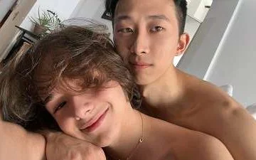 Cuddles and Cock - Tyler Wu and NaniDanielg - JustTheGays.com - Stream the newest and hottest gay videos for free from your favorite performers from OnlyFans, Just for Fans, and 4myfans
