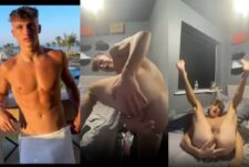 Tiktoker plays with his virgin hole