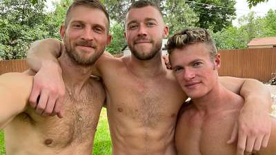 Paul Wagner, Justin the Jock and Pax Perry have a threesome