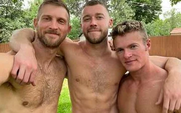 Paul Wagner, Justin the Jock and Pax Perry have a threesome