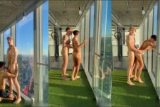 ChasexParkerr – This super hot stud fucks me hard over the balcony