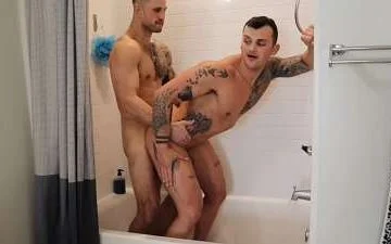 Sebastian Bluu and Blain O'Connor fuck in the shower - JustTheGays.com - Stream the newest and hottest gay videos for free from your favorite performers from OnlyFans, Just for Fans, and 4myfans
