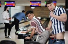 Malik Delgaty and Angel Santana – Bowling Alley Fuckdown
