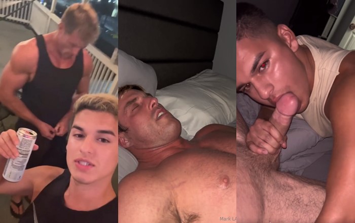Mark LAX – a late night blowjob and jerk