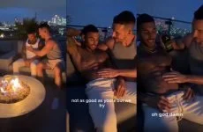 Feeling up my straight friend by the fire - JustTheGays.com - Stream the newest and hottest gay videos for free from your favorite performers from OnlyFans, Just for Fans, and 4myfans