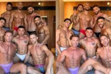 Thiago Lazzarato, Kaden Hylls, PoloxxxFans, Axel Rockham, Harold Lopez, Carlos Magati, Sumner Blayne and Liam Galty have an orgy