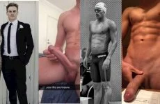 University swimmer “Ash” – big dick jerk compilation