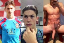 Young british footballer – jerk off compilation
