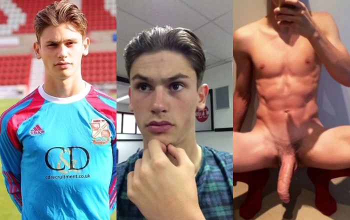 Young british footballer – jerk off compilation