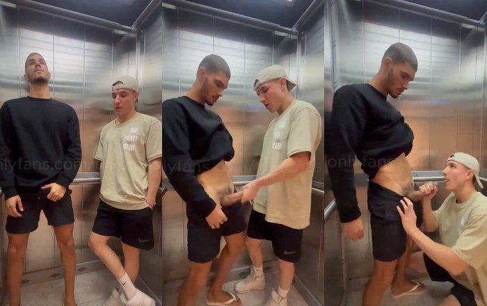 Txxomas – elevator blowjob