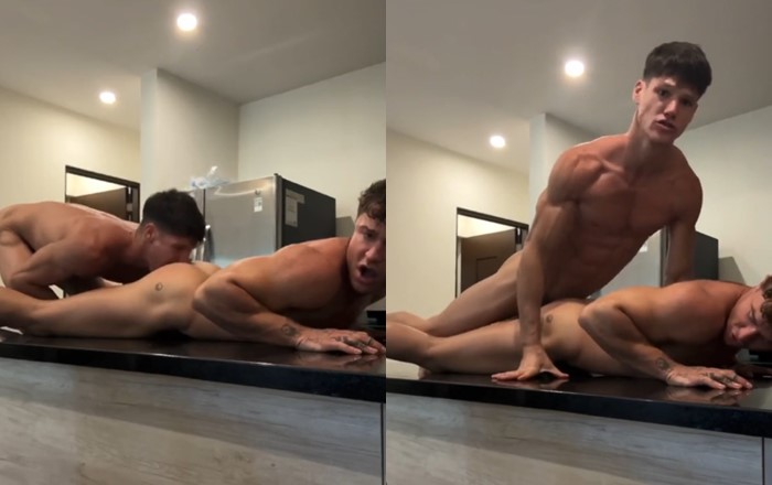Ethan O’Pry – ass eating and fooling around on the ktichen counter